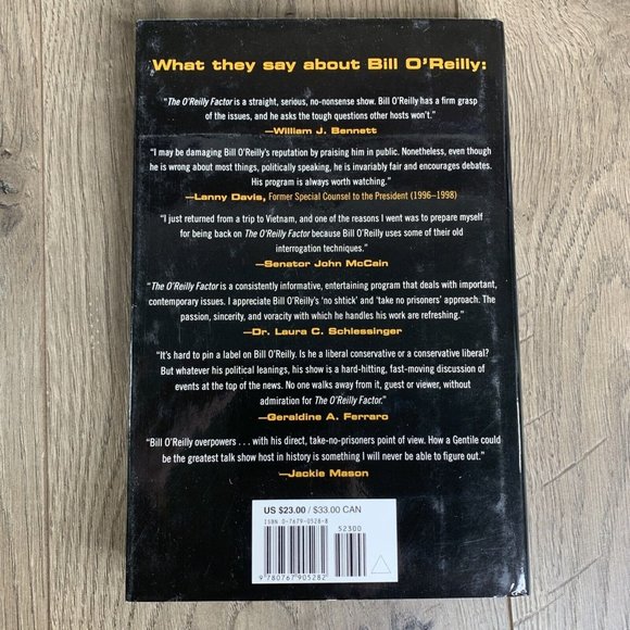 Bill O'Reilly HC Lot Of 3 Books - Factor, Who’s Looking Out 4 U …, No Spin Zone - Picture 13 of 13